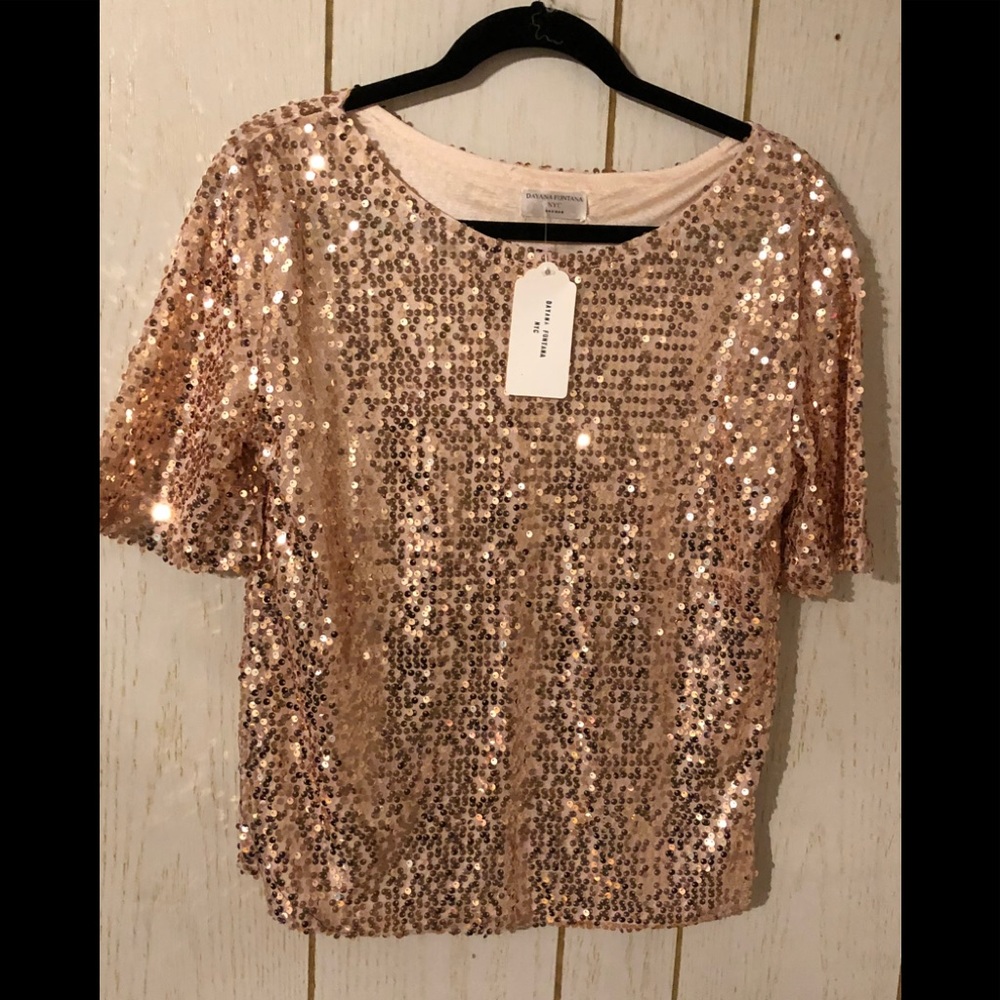 Evening Sequin  Blouse - Picture 6 of 8